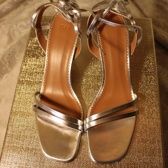 Maje - Leather Filipina Heeled Sandal - Size 41 - Picture 7 of 11